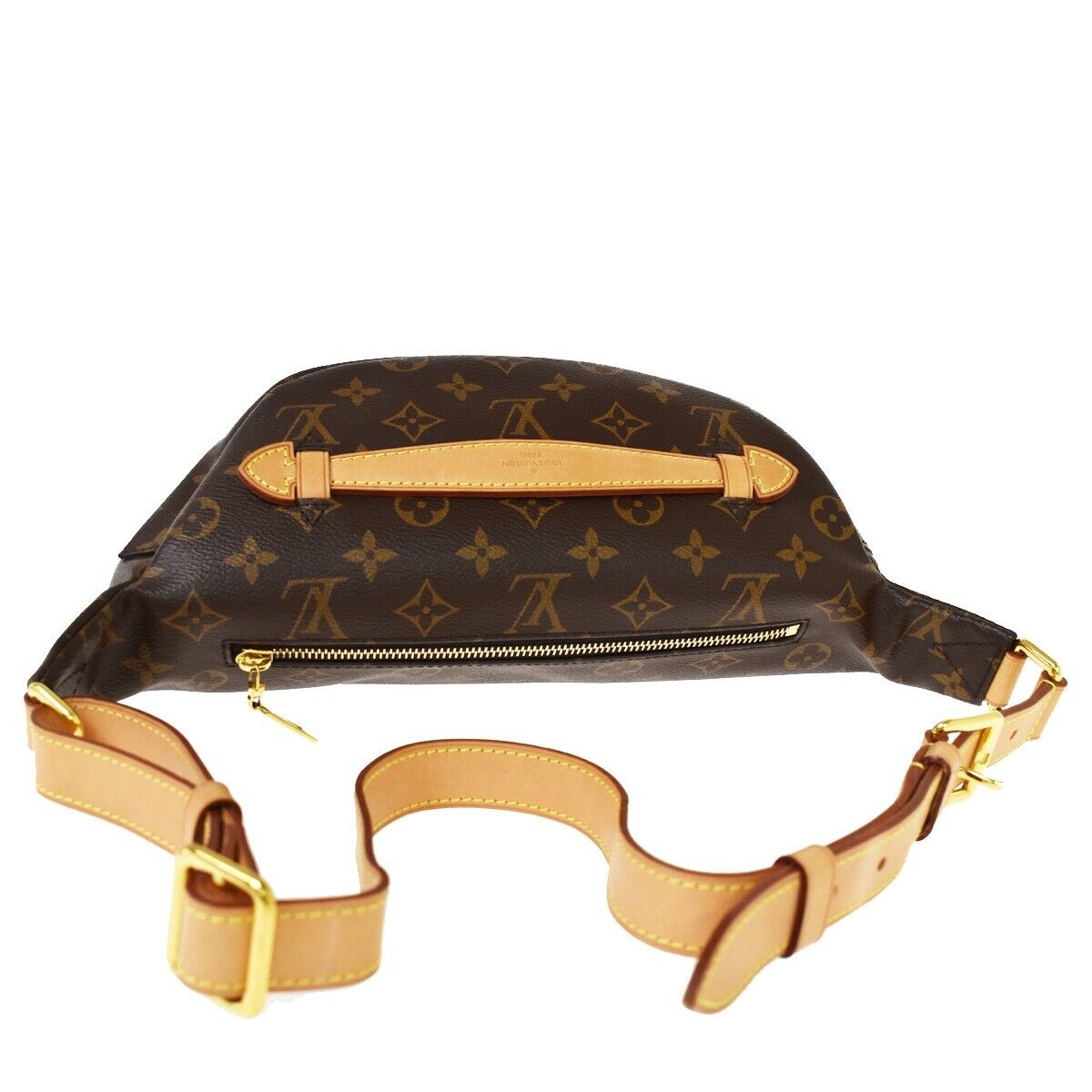 Pre-owned Louis Vuitton Monogram Brown Gold Backpack Bag ()