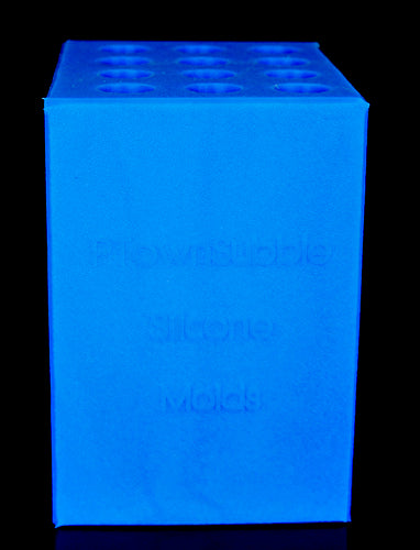 4 Square Blank Horizontal Silicone Mold - 7/8 x 5-1/4 x 7/8