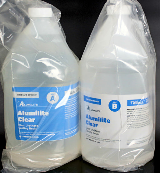 Alumilite Clear (Slow) Resin For Wood Turning 32 oz up to 12 Minute Open  Time - Wood Acrylic Supply