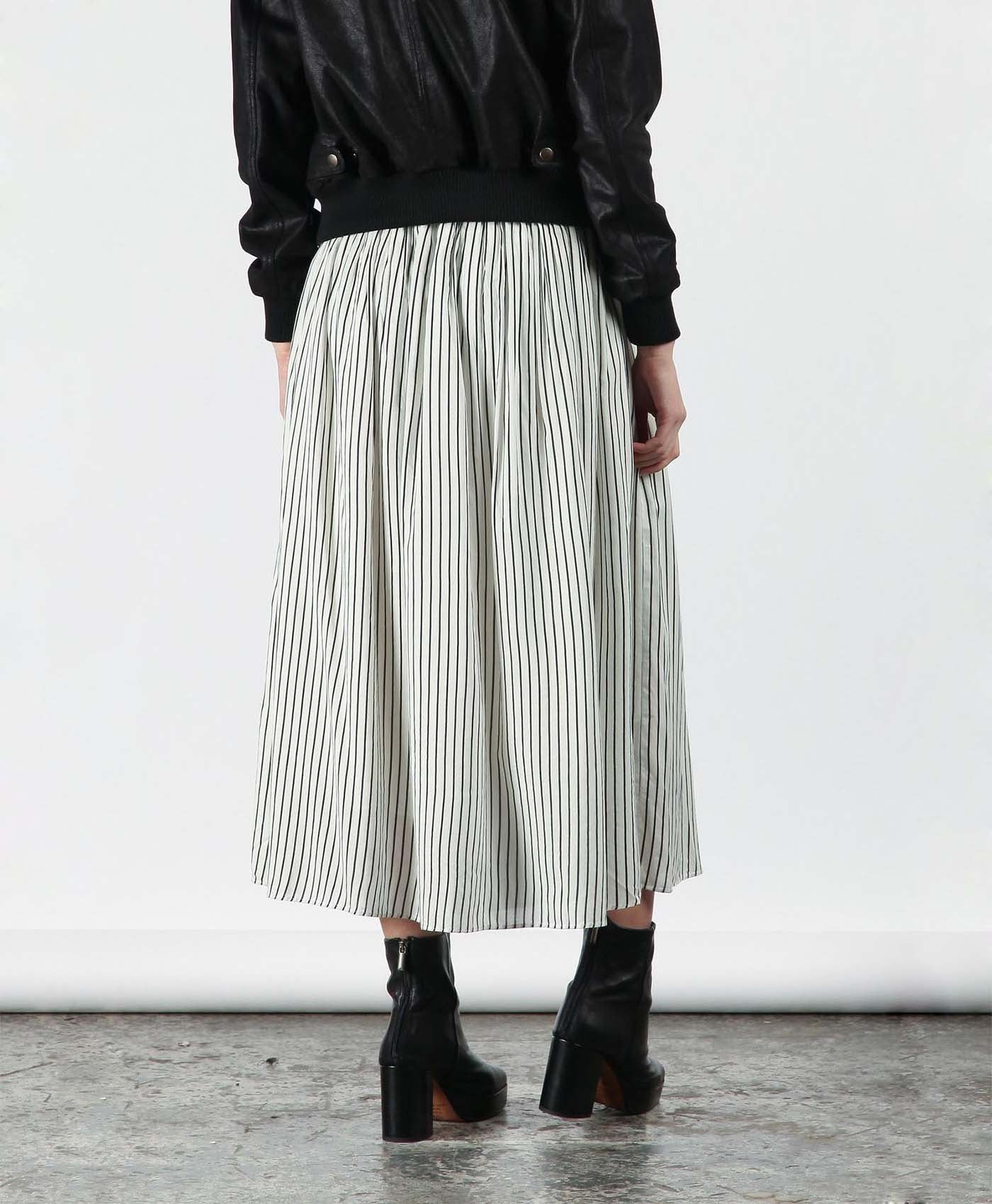 Striped Tuck Skirt – Bolongaro Trevor