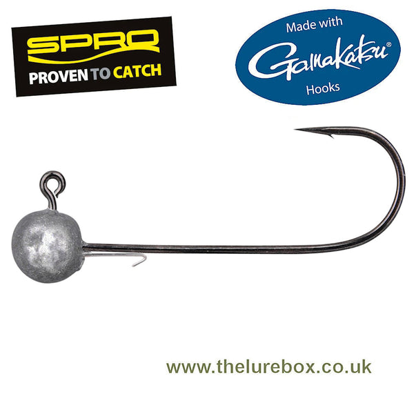 SPRO Gamakatsu Jig 90 HD Round Jighead Black Nickel Hook - 6/0