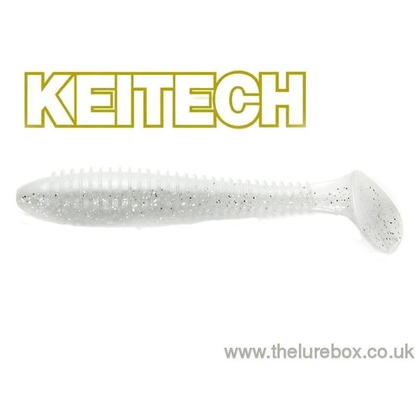 Keitech Fat Swing Impact Silver Flash; 4.3 in.