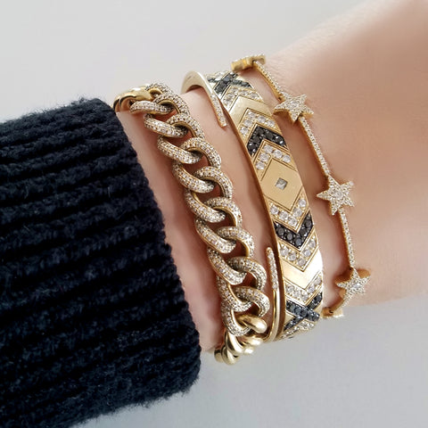 diamond star Serena bracelet - Jo Nayor Designs
