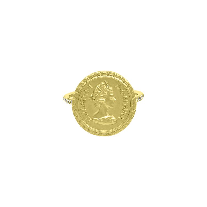 queen elizabeth ring gold