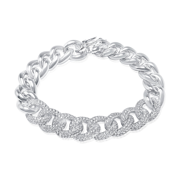 Diamond Curb Link Bracelet