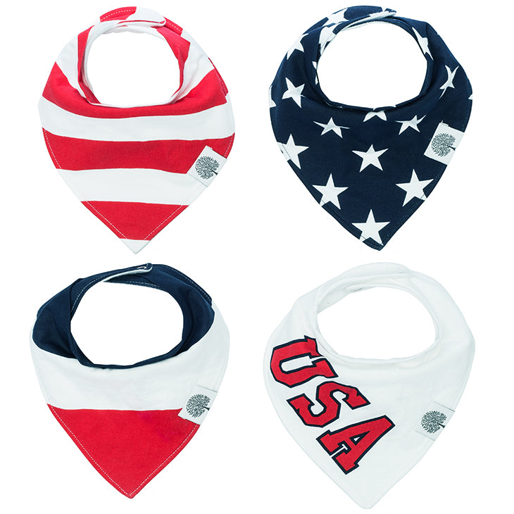 Freedom Bandana Bib Set