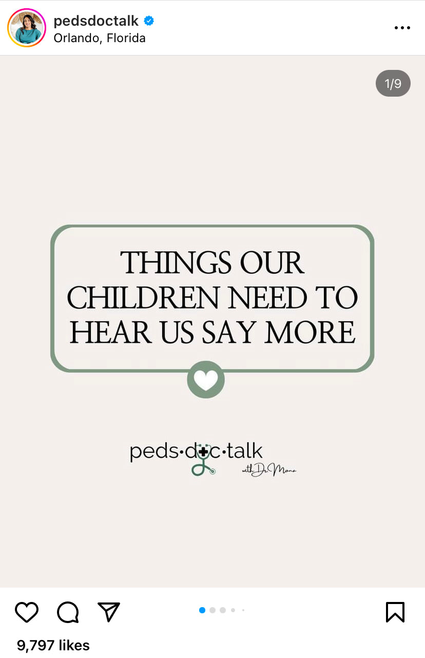 Peds Doc Talk Baby Safety Instagram Account