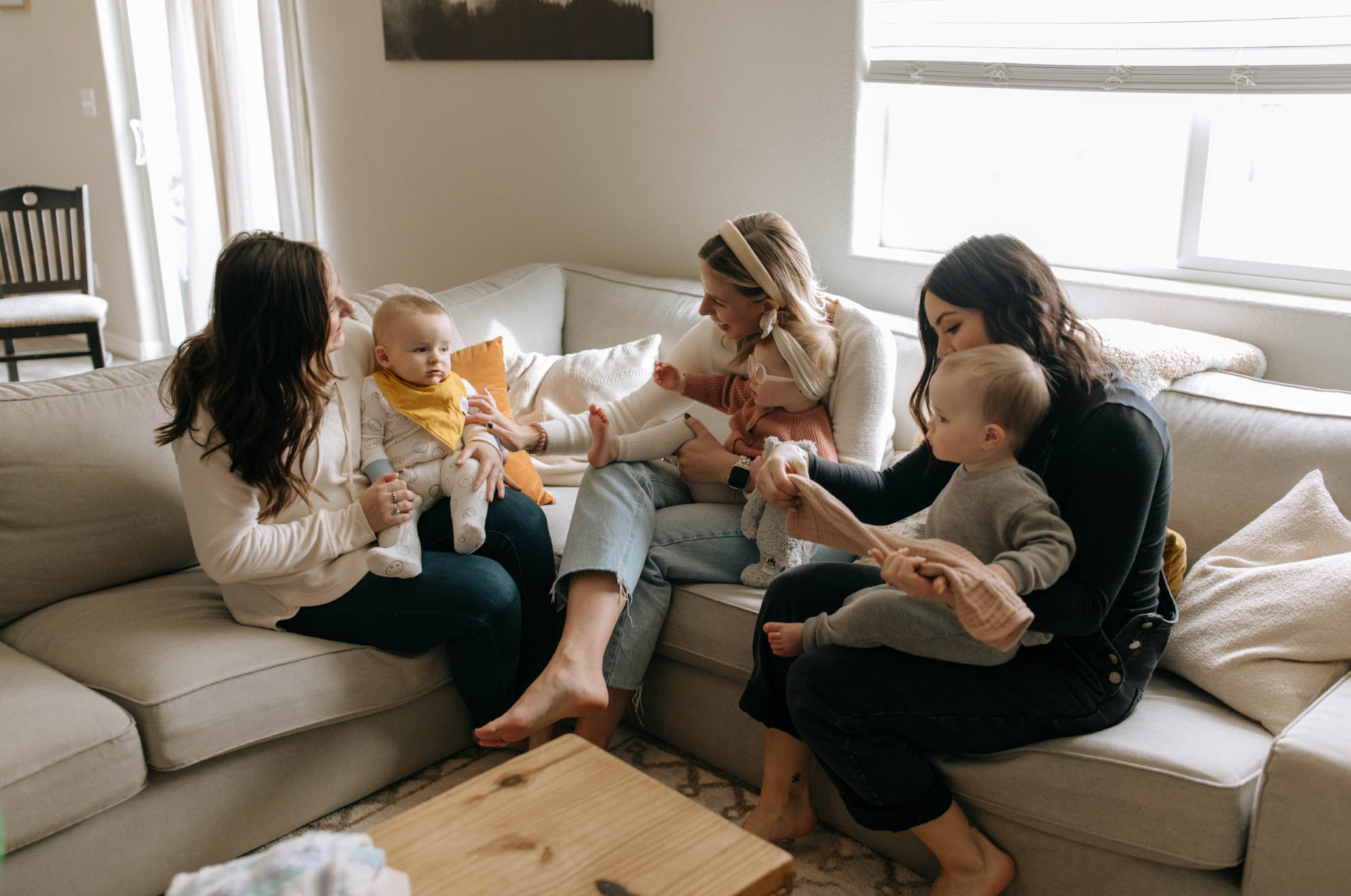 Moms Meeting Together