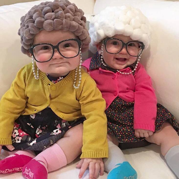 Old People Halloween Baby Costume