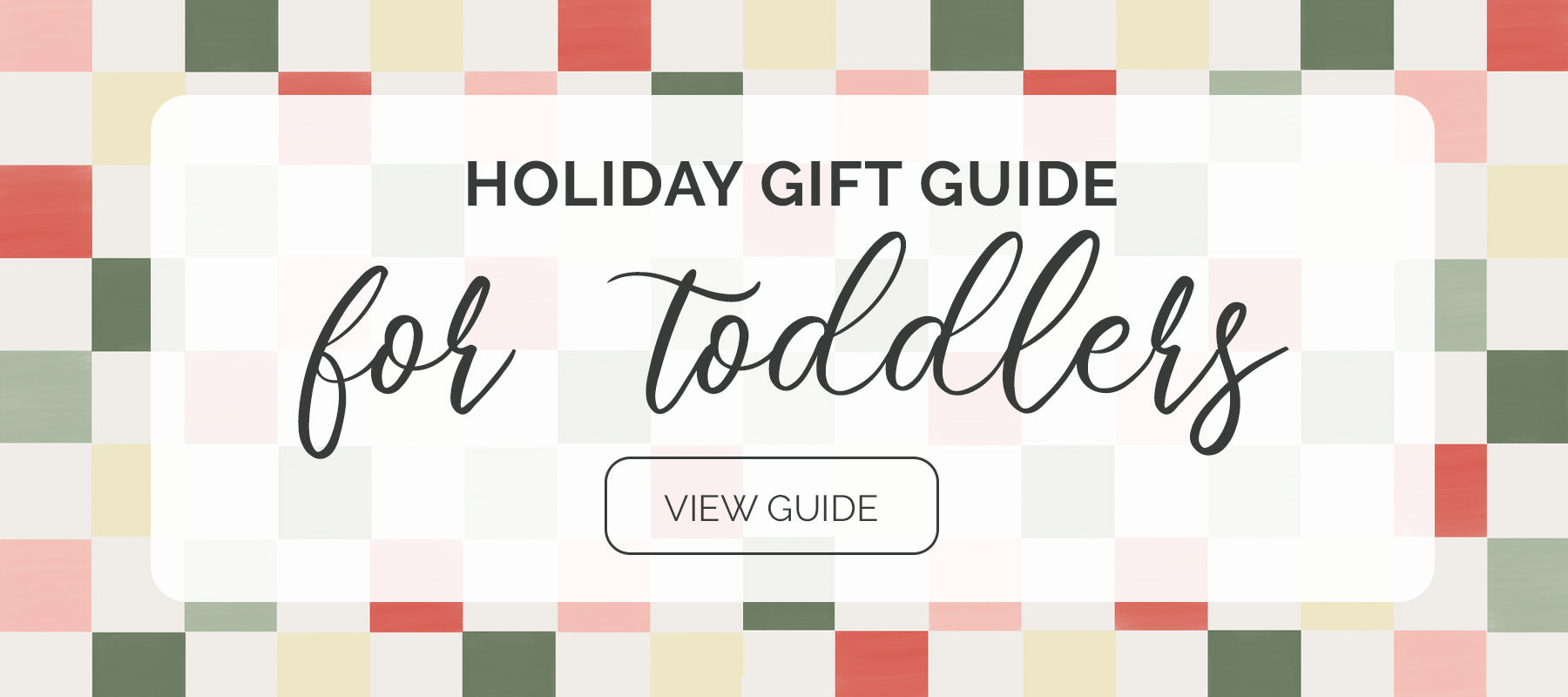 Parker Baby Co. Holiday Gift Guide for Toddlers