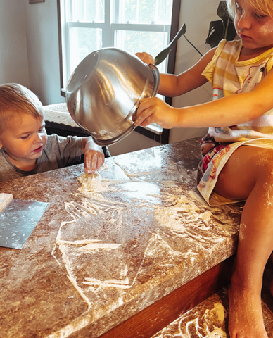 Flour Activity for children