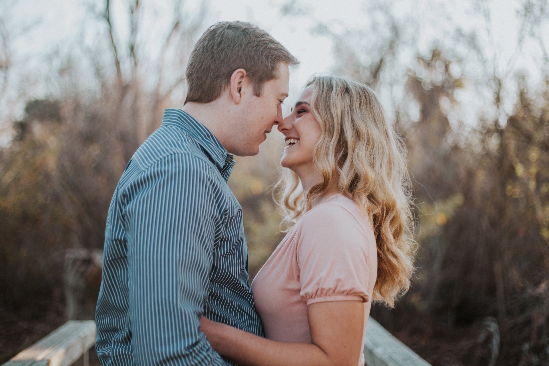 Married Couple Laughing