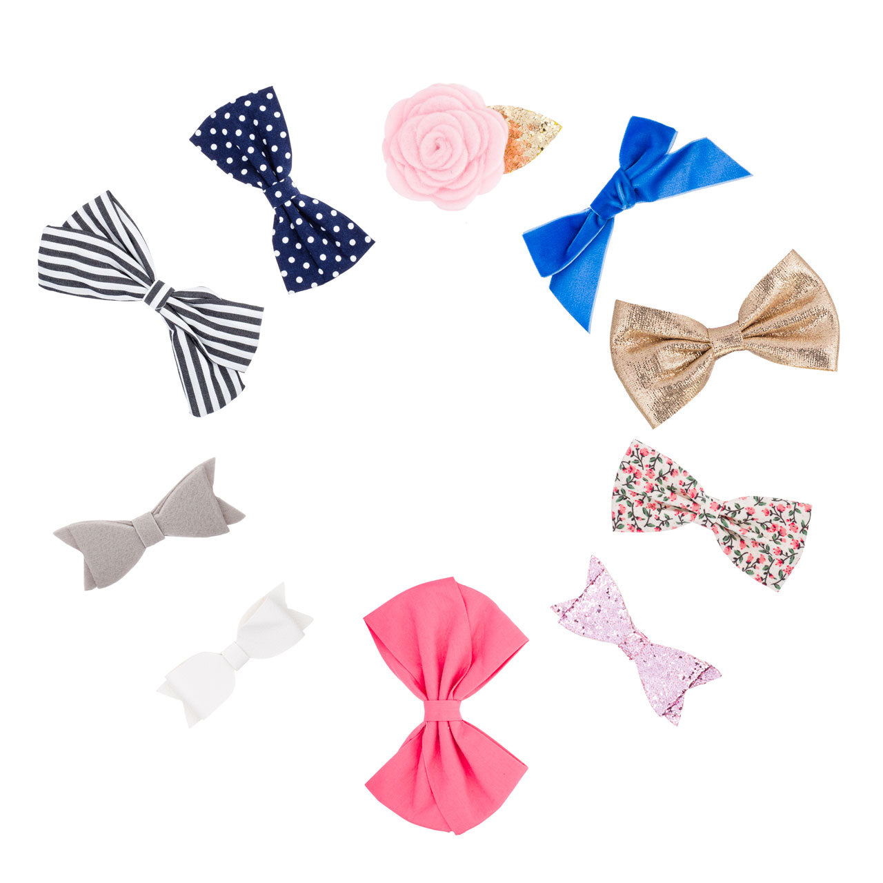 Essentials Set - Bows Clips - 10 Pack