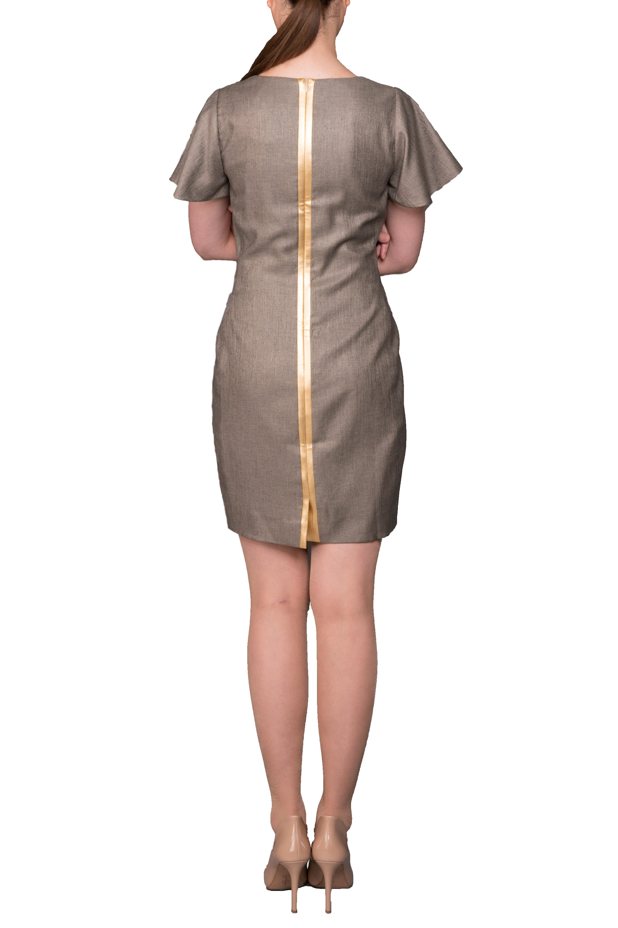 linen look dress