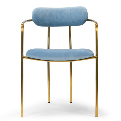 baby blue dining chairs