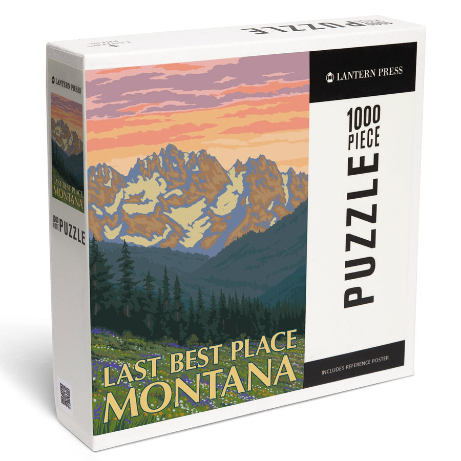 Montana, Last Best Place, Bear in Forest, 1000 piece jigsaw puzzle