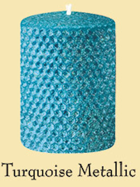 turquoise candles