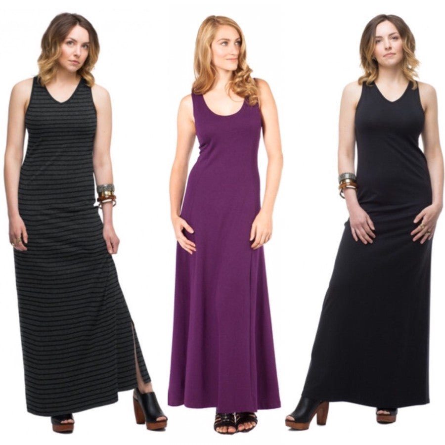 most flattering maxi dresses