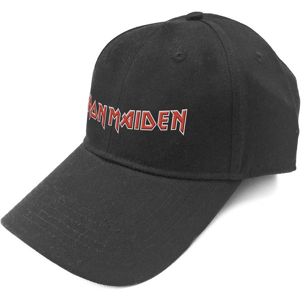 Iron Maiden - Logo - Black OSFA Baseball Cap – burning airlines