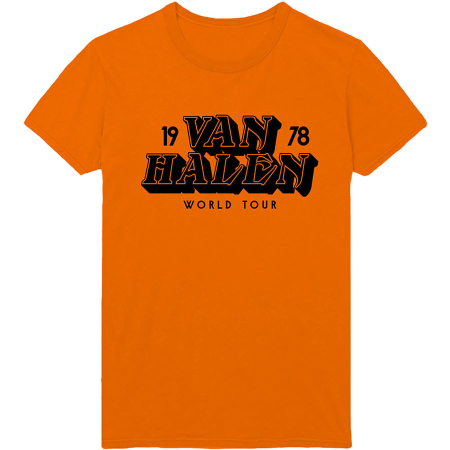 van halen 1978 tour shirt