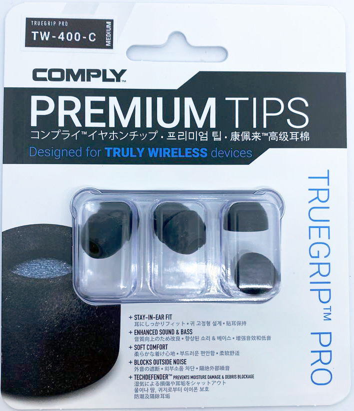 Comply Truegrip Pro Blk – Large 3 PR