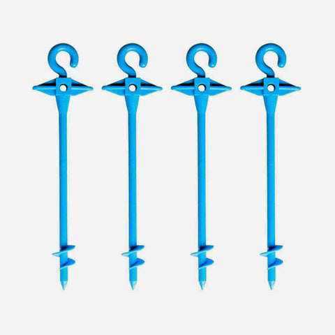 Small Bluescrews ( X 4 ) for use in turf, soil & moist clay