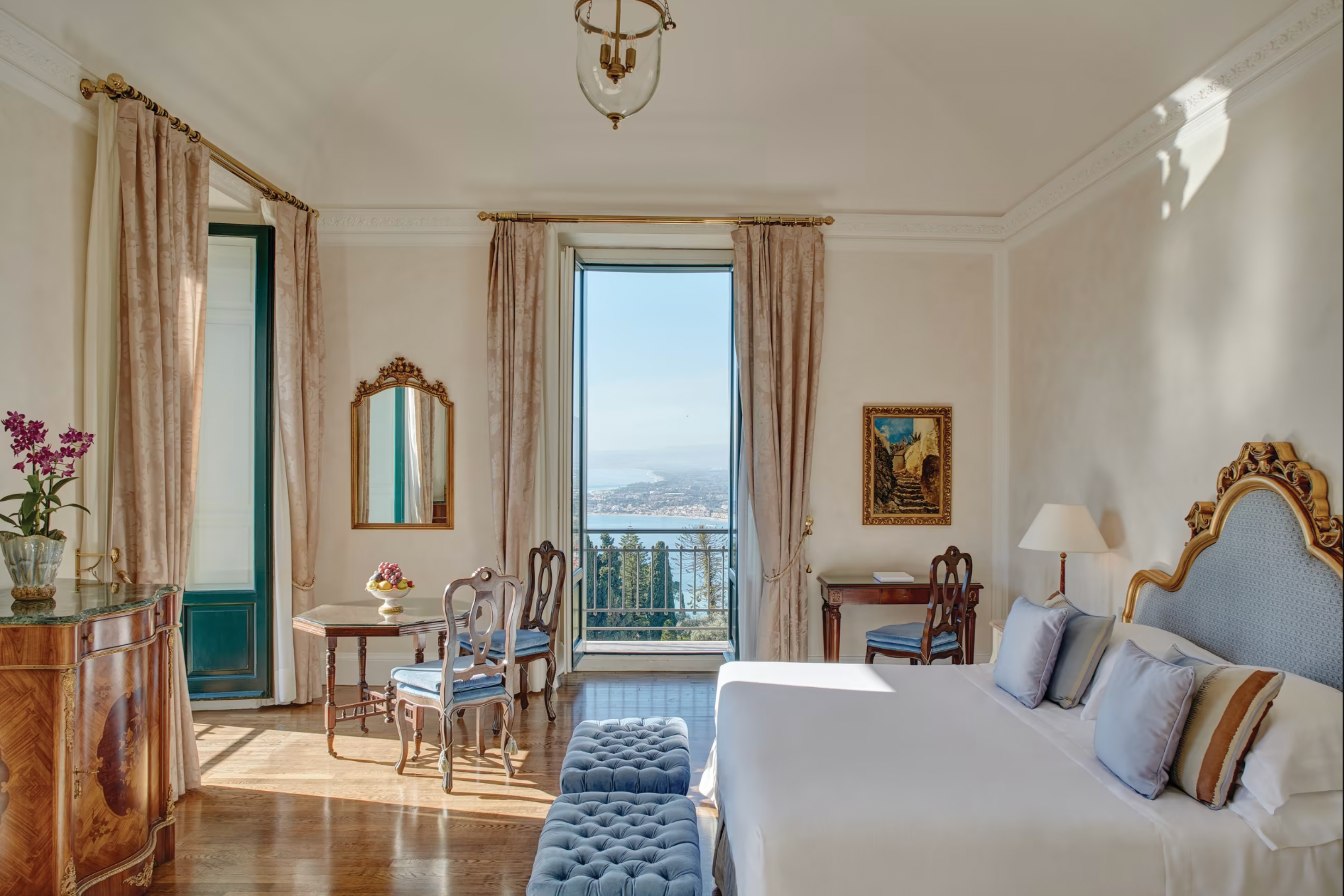 Luxurious historic hotel with breathtaking views, image by Belmond Grand Hotel Timeo