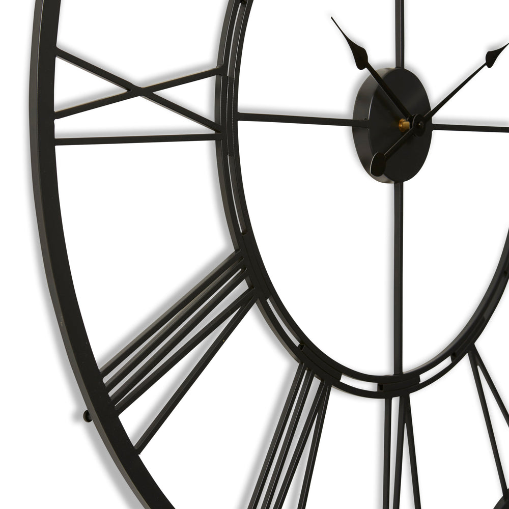 Toki Black Carl Wall Clock