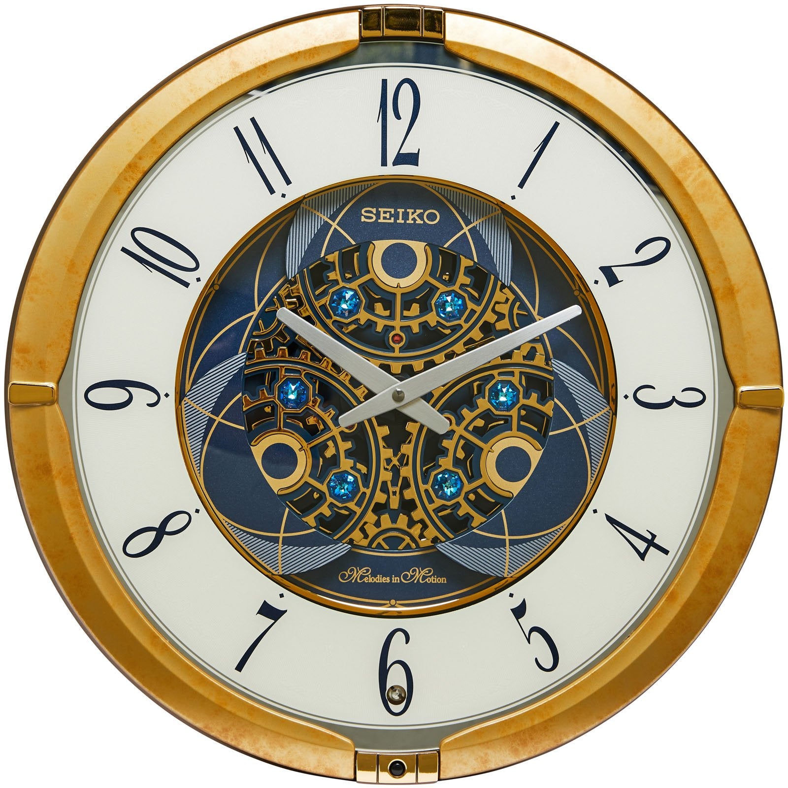 Buy Seiko Amaya Melodies In Motion Rotating Dial Wall Clock 39cm – Oh Clocks