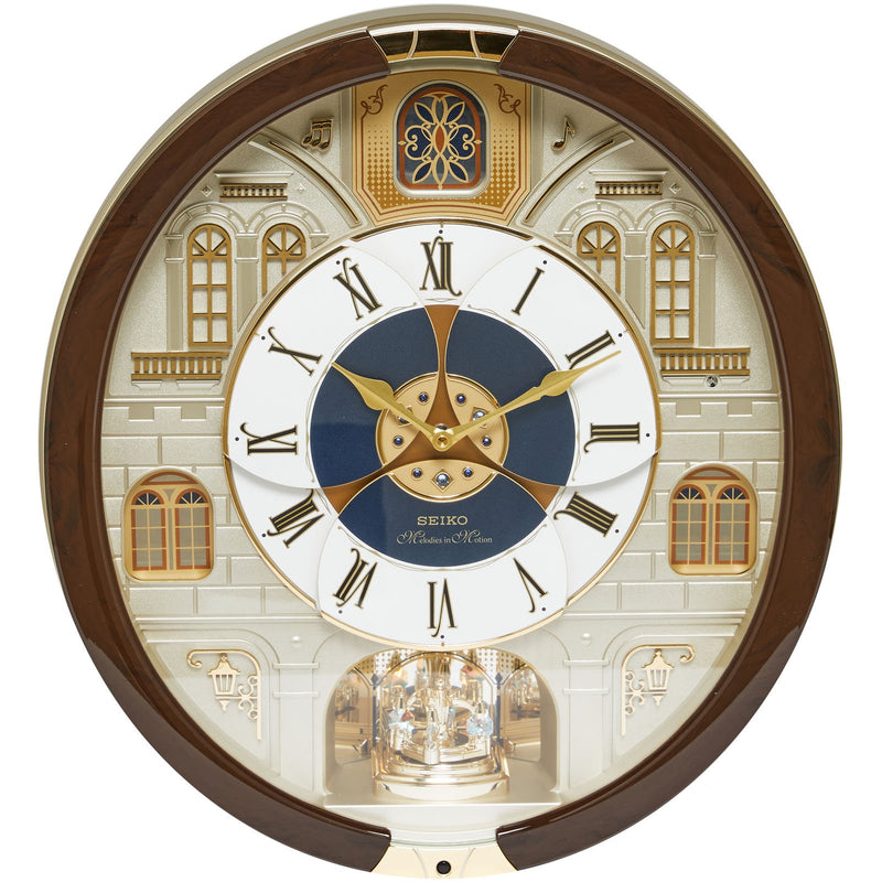 Buy Seiko Aubree Melodies In Motion Rotating Dial Wall Clock 45cm – Oh  Clocks
