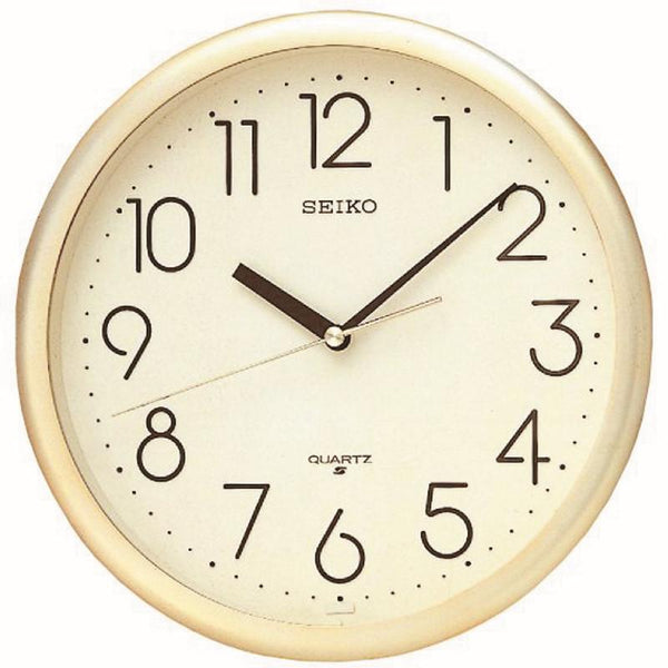 Buy Seiko Clarence Gold Wall Clock 26cm Online – Oh Clocks