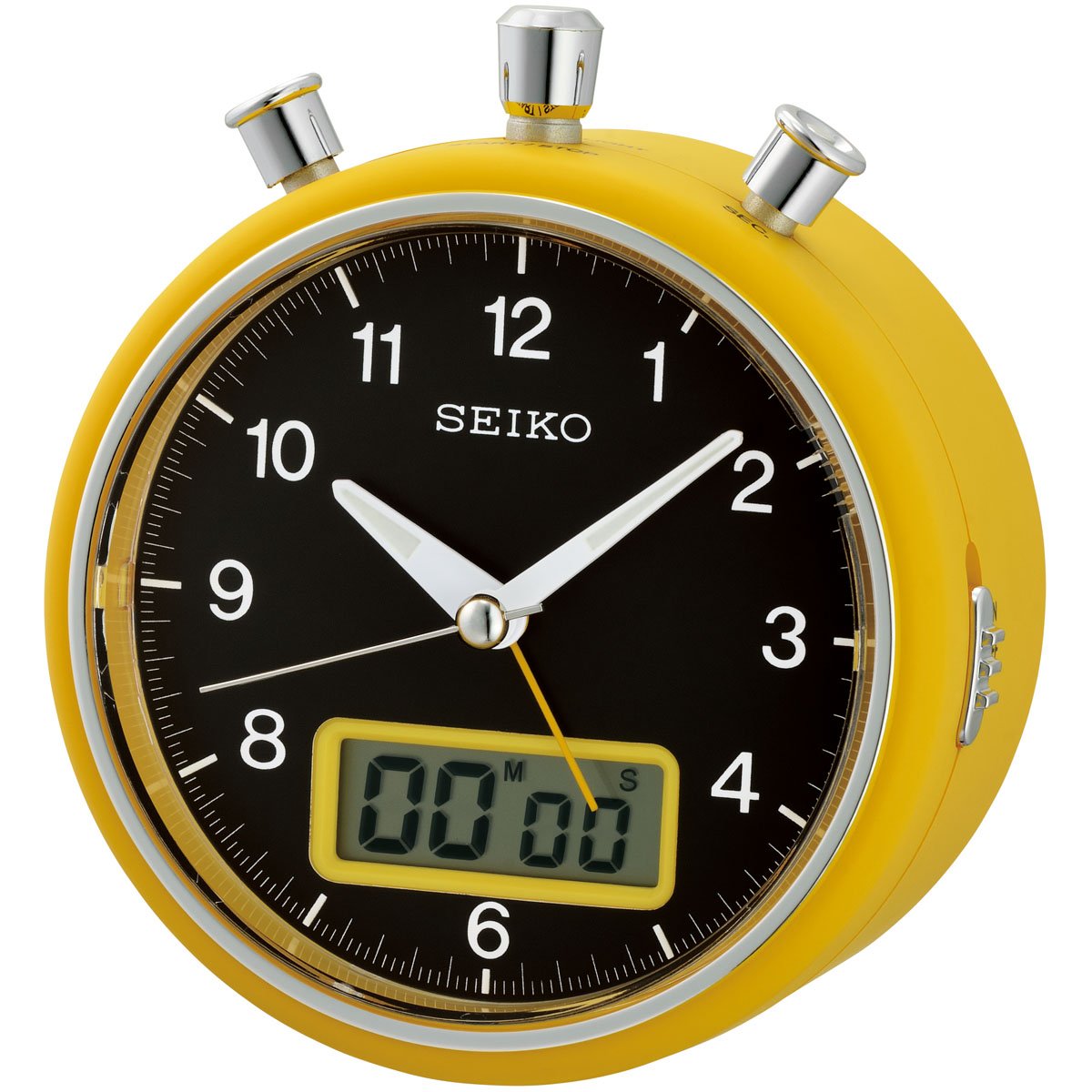 Seiko Pace Analog with Digital Stopwatch & Countdown Alarm Clock – Oh Clocks