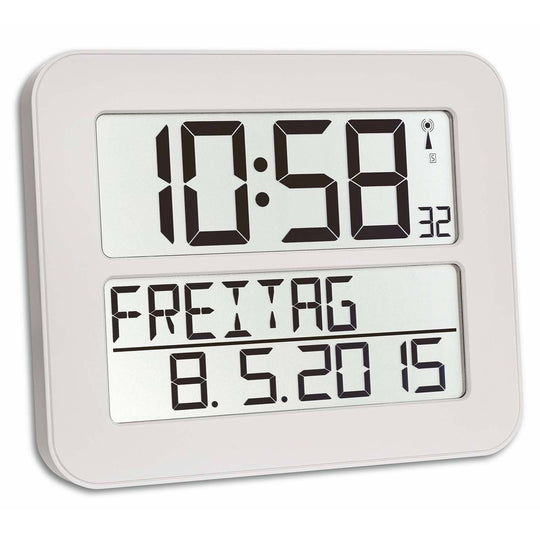 digital clock with date and day