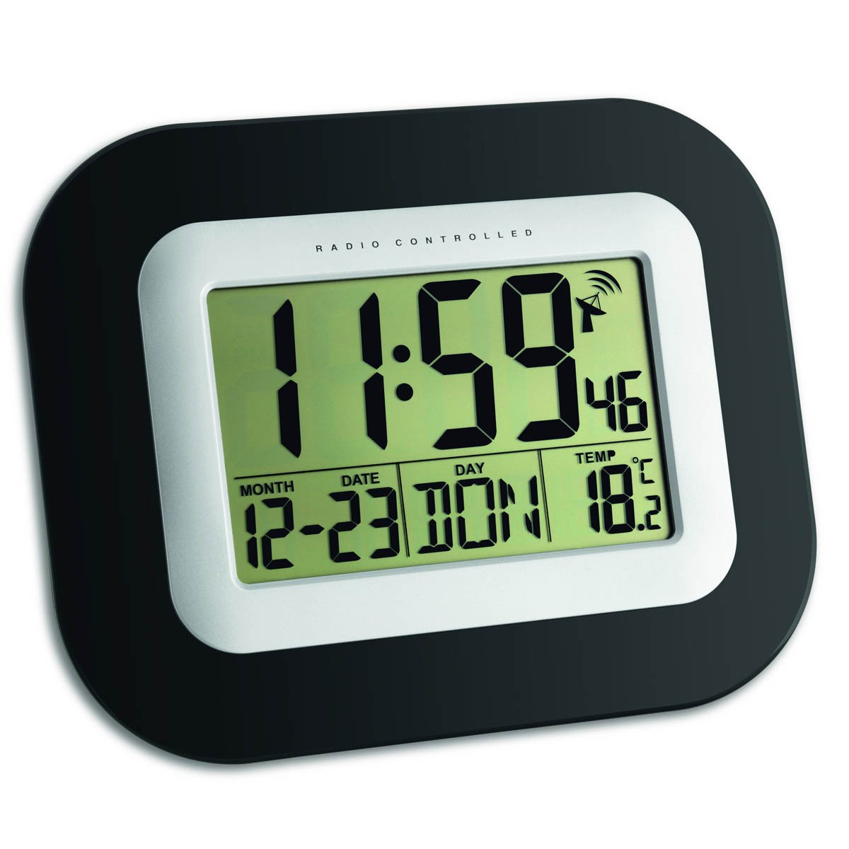 nextime digital world time wall clock