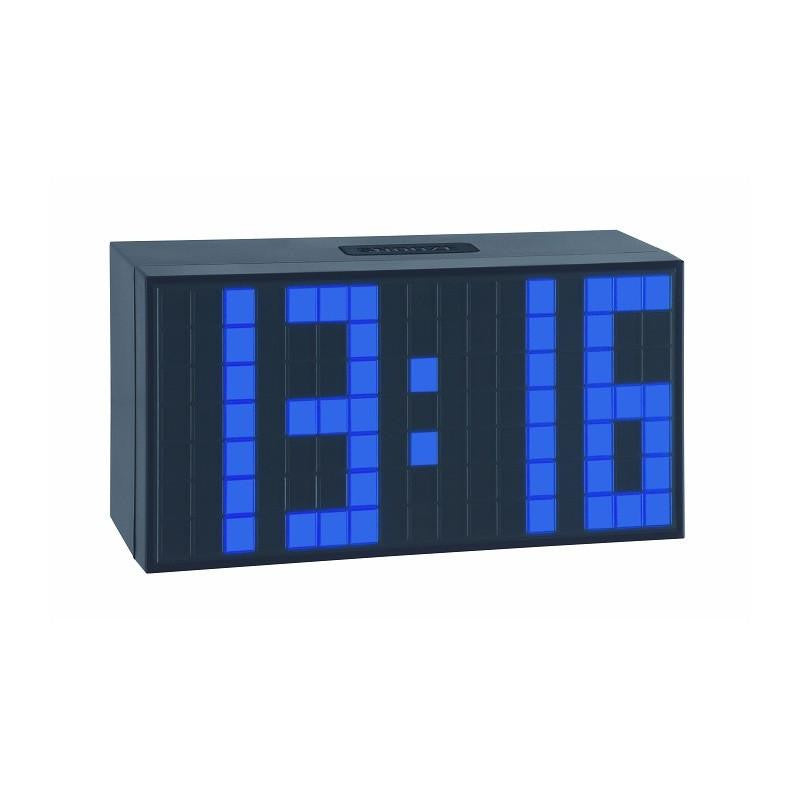 Buy Tfa Time Block Digital Alarm Table Clock Blue 17cm Online Oh Clocks