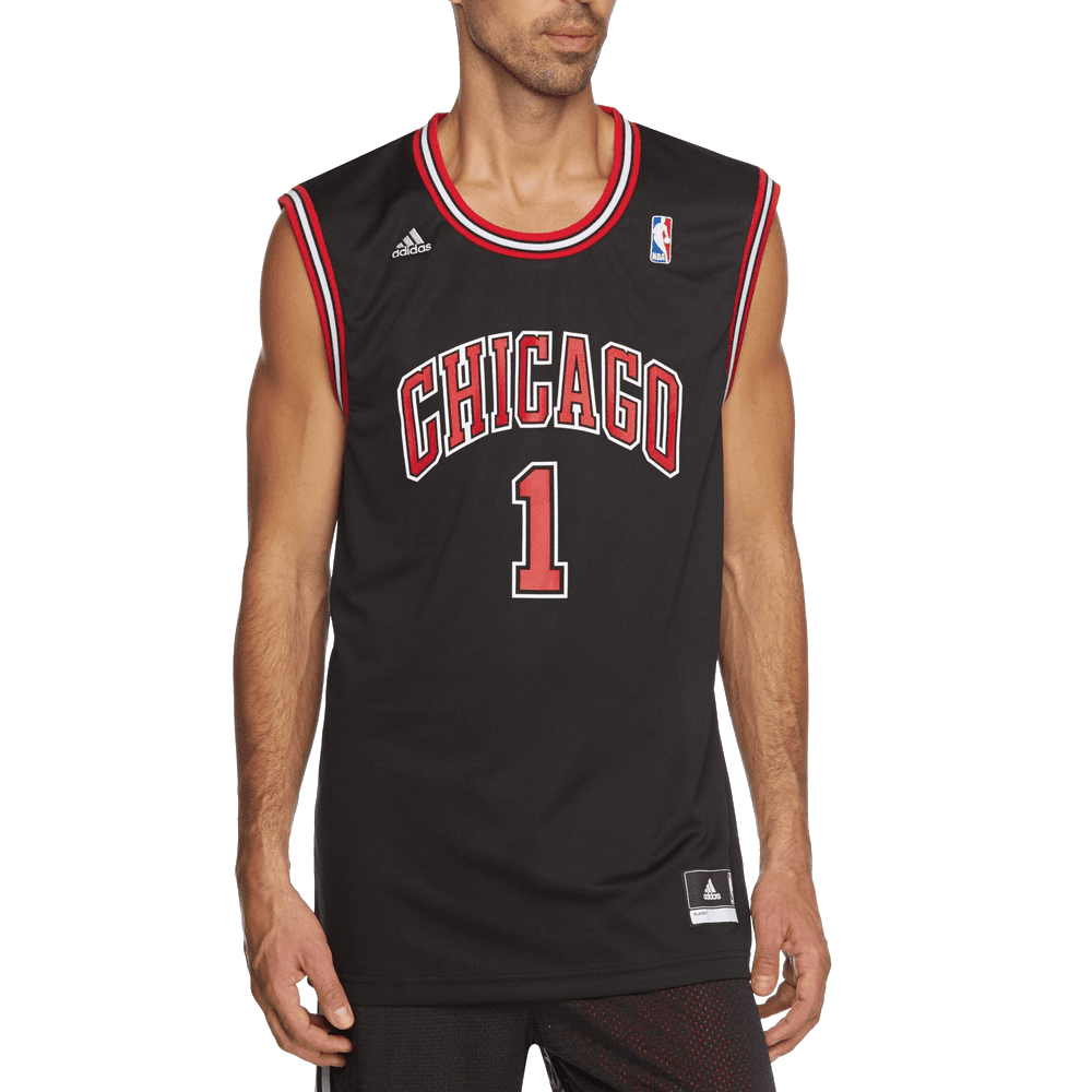 ADIDAS Chicago Bulls Derrick Rose Replica Basketball Jersey | YELLOW BALL