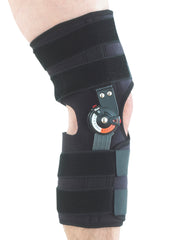 Leg wearing Neo G Adjusta Fit Hinged Open Knee Brace