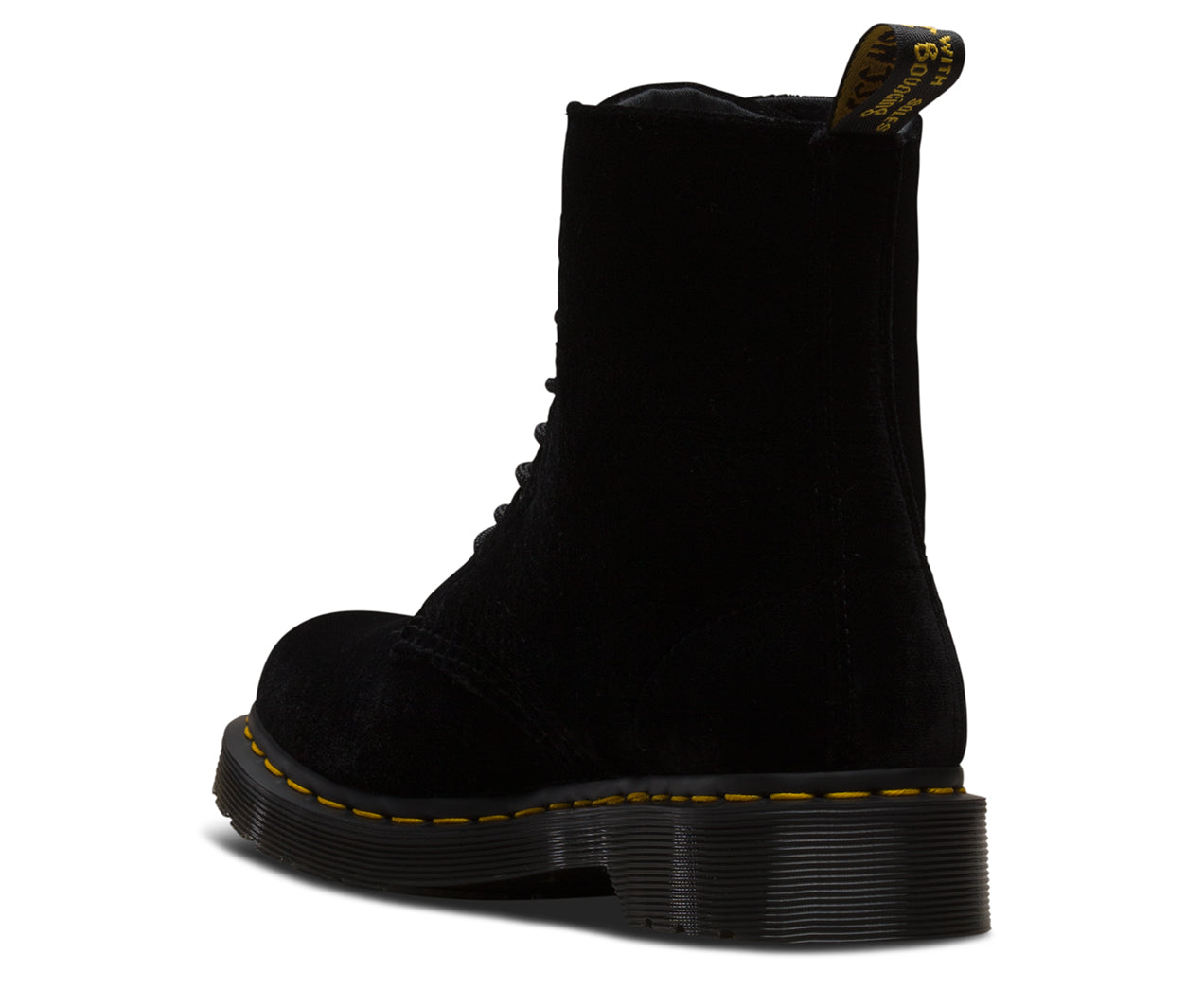 black velvet doc martens