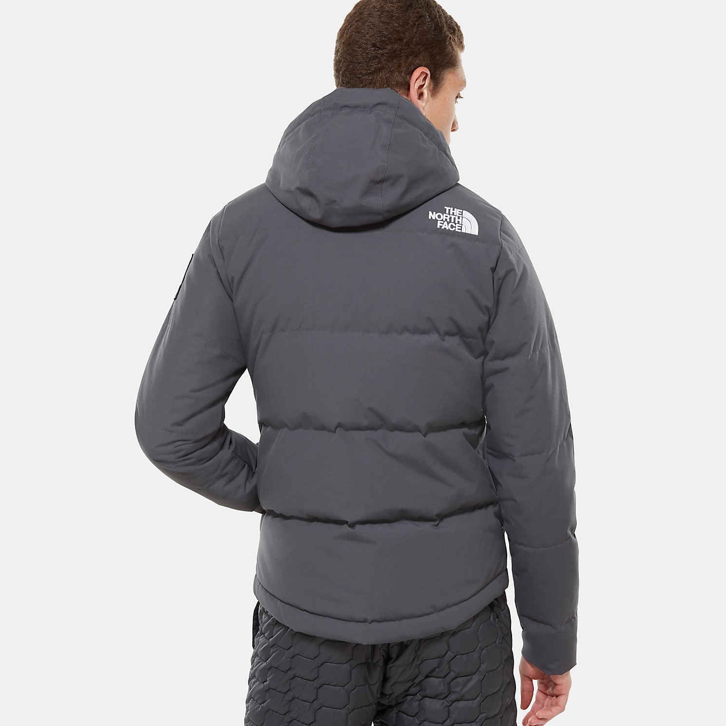 north face box canyon jacket grey