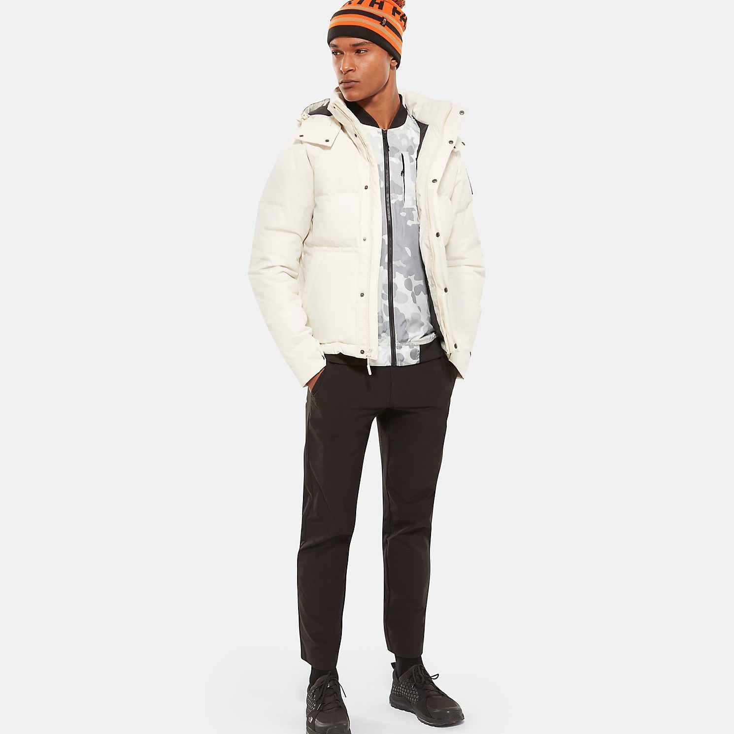 the north face box canyon jacket white