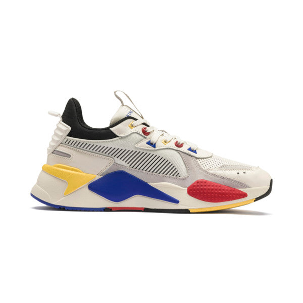 red and yellow pumas