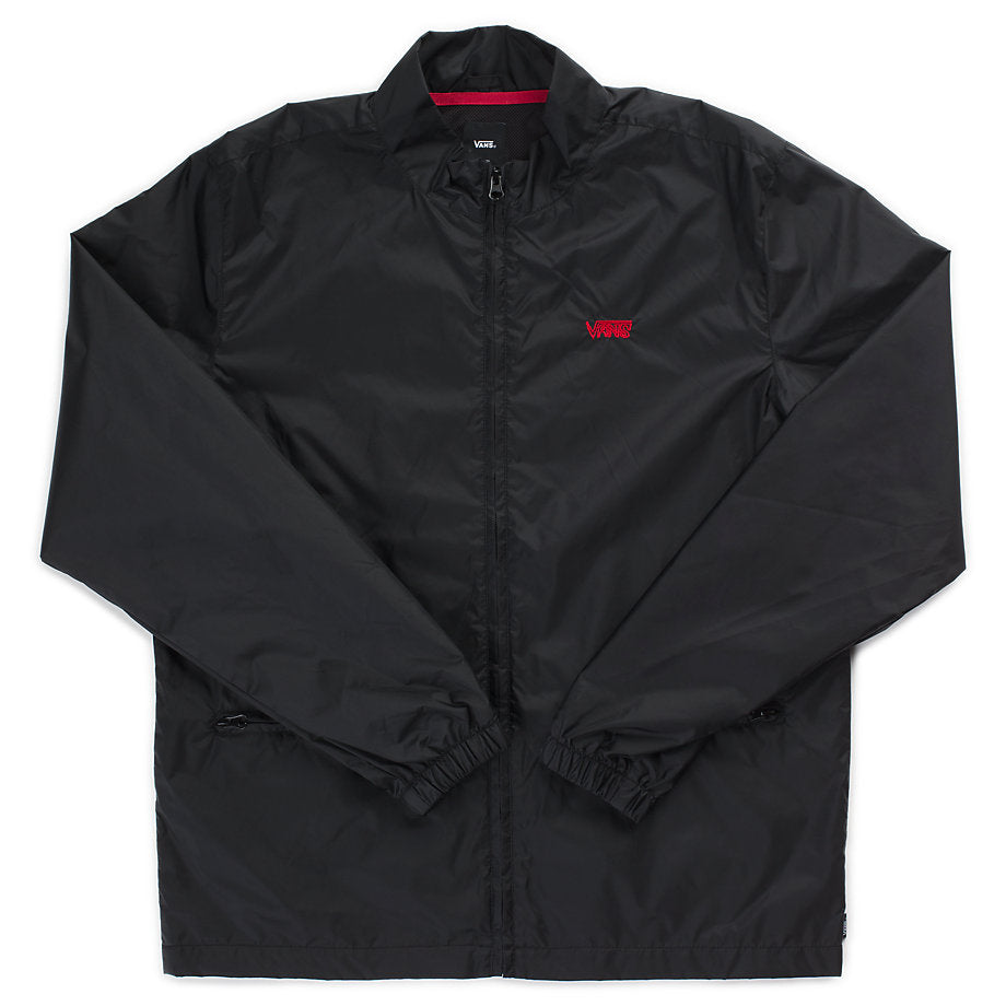 vans windbreaker black