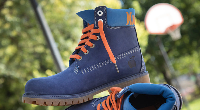 timberland blue mens boots
