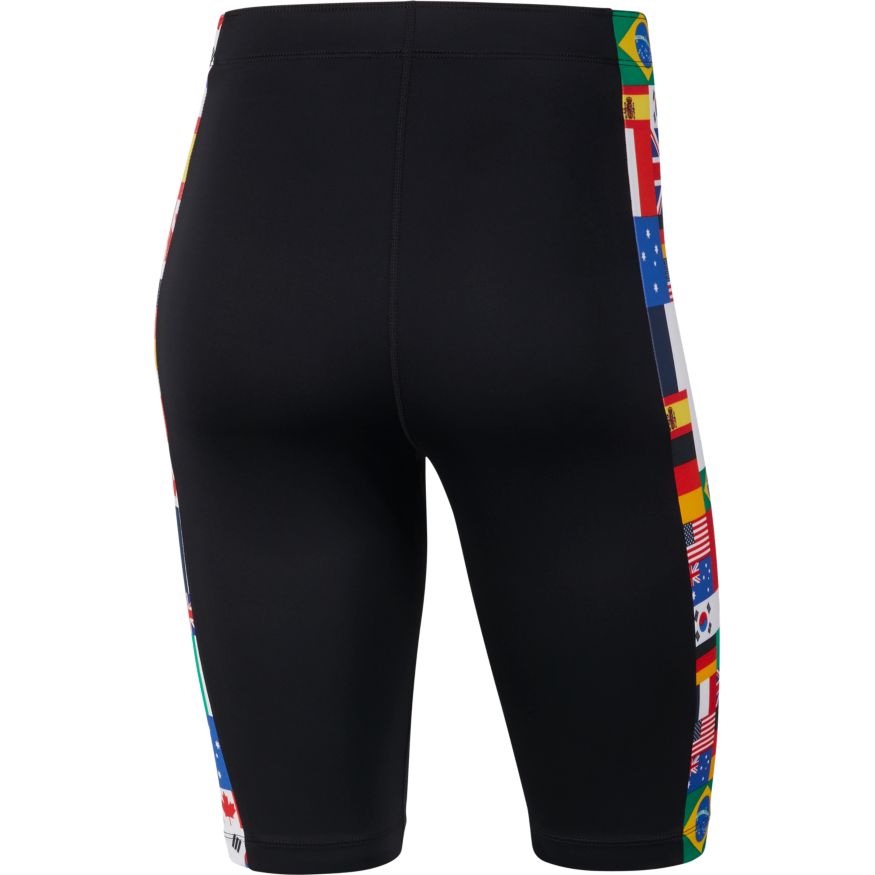 nike world flag biker shorts