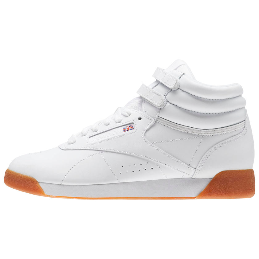 reebok freestyle hi white gum