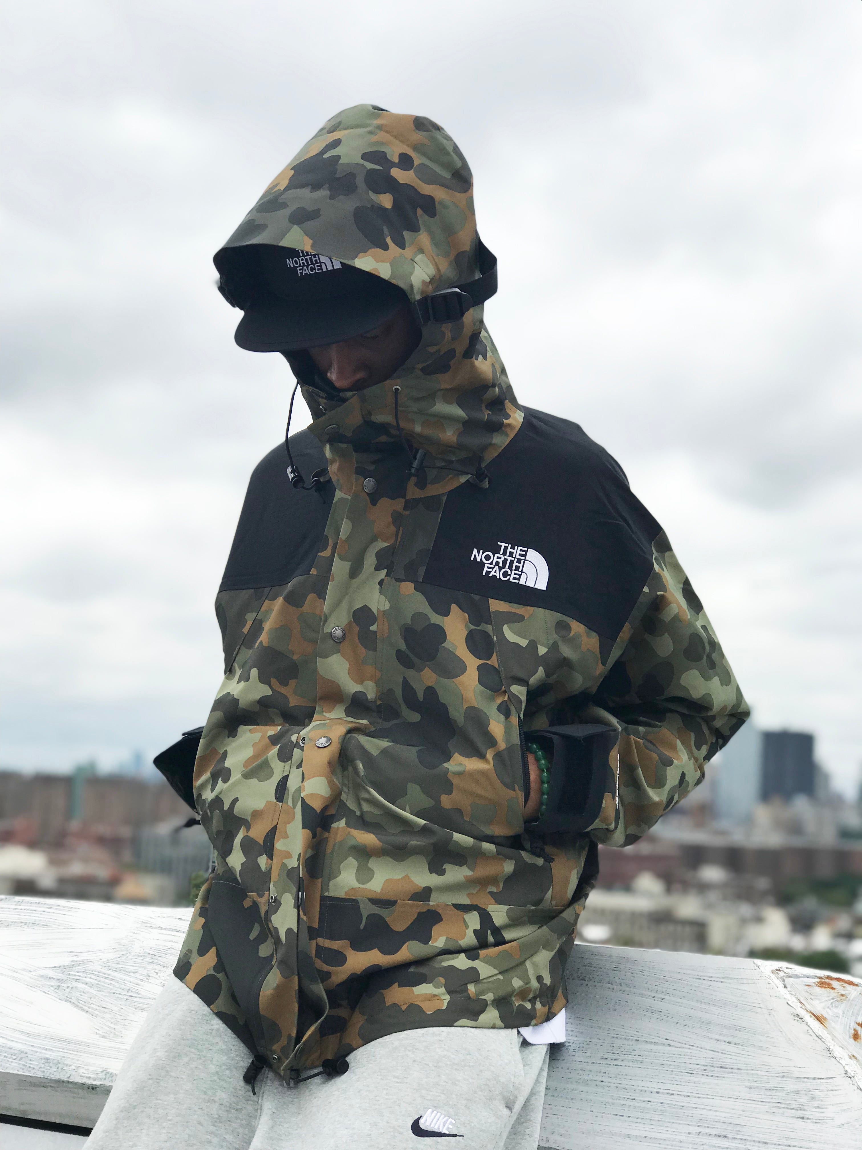 north face mountain jacket camo