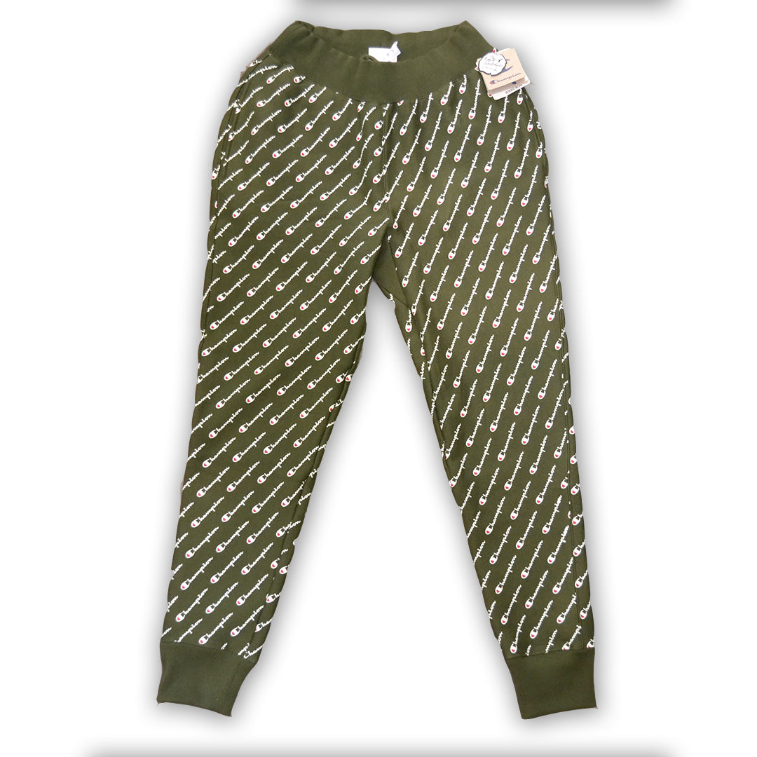 champion sweatpants olive