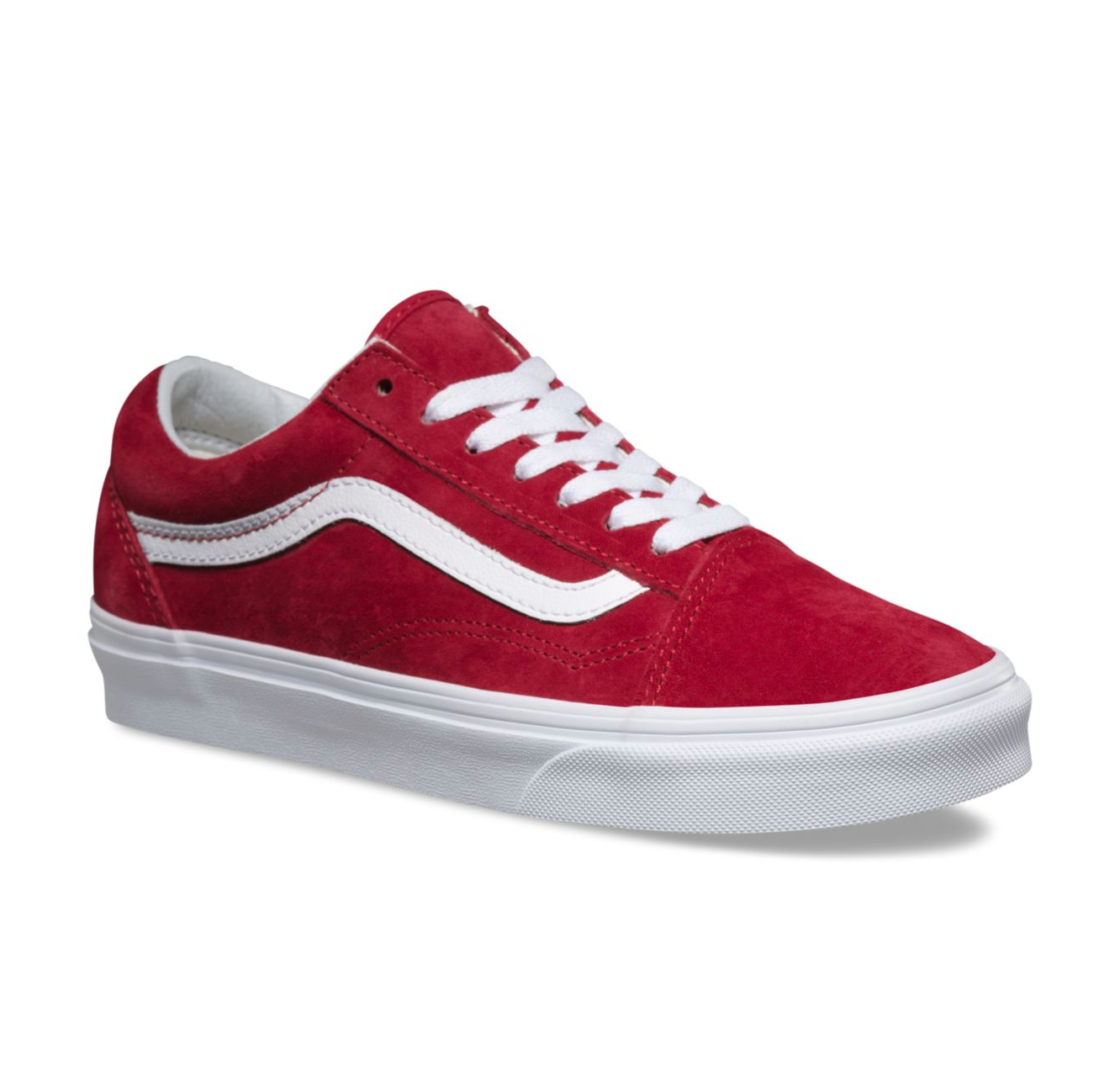 vans old skool scooter red & true white shoes