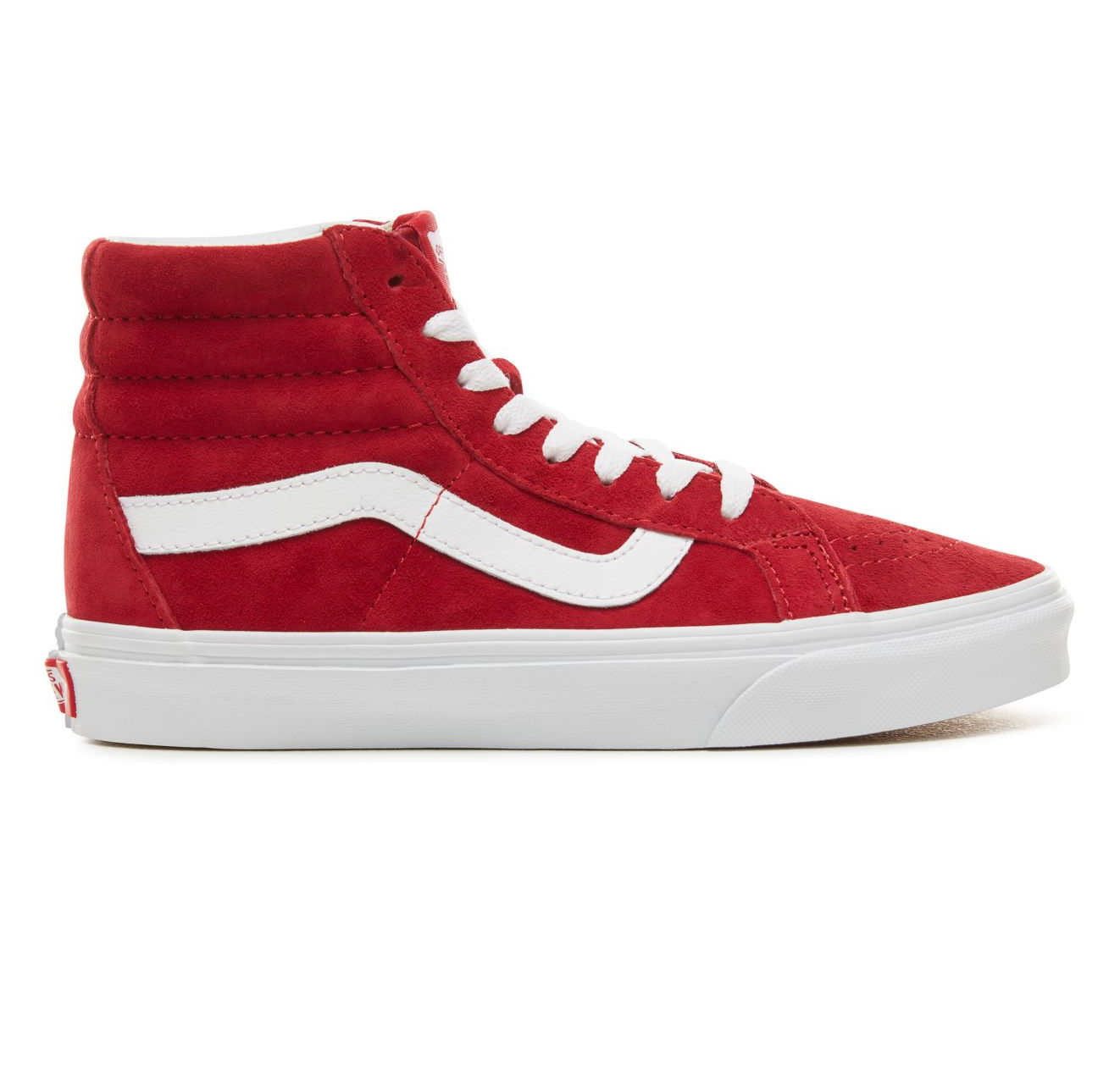 vans sk8 hi red suede