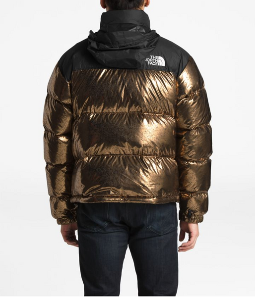 copper north face jacket